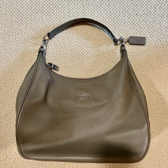 Authentic Coach Pebbled Leather Handbag - Picture 1 of 7